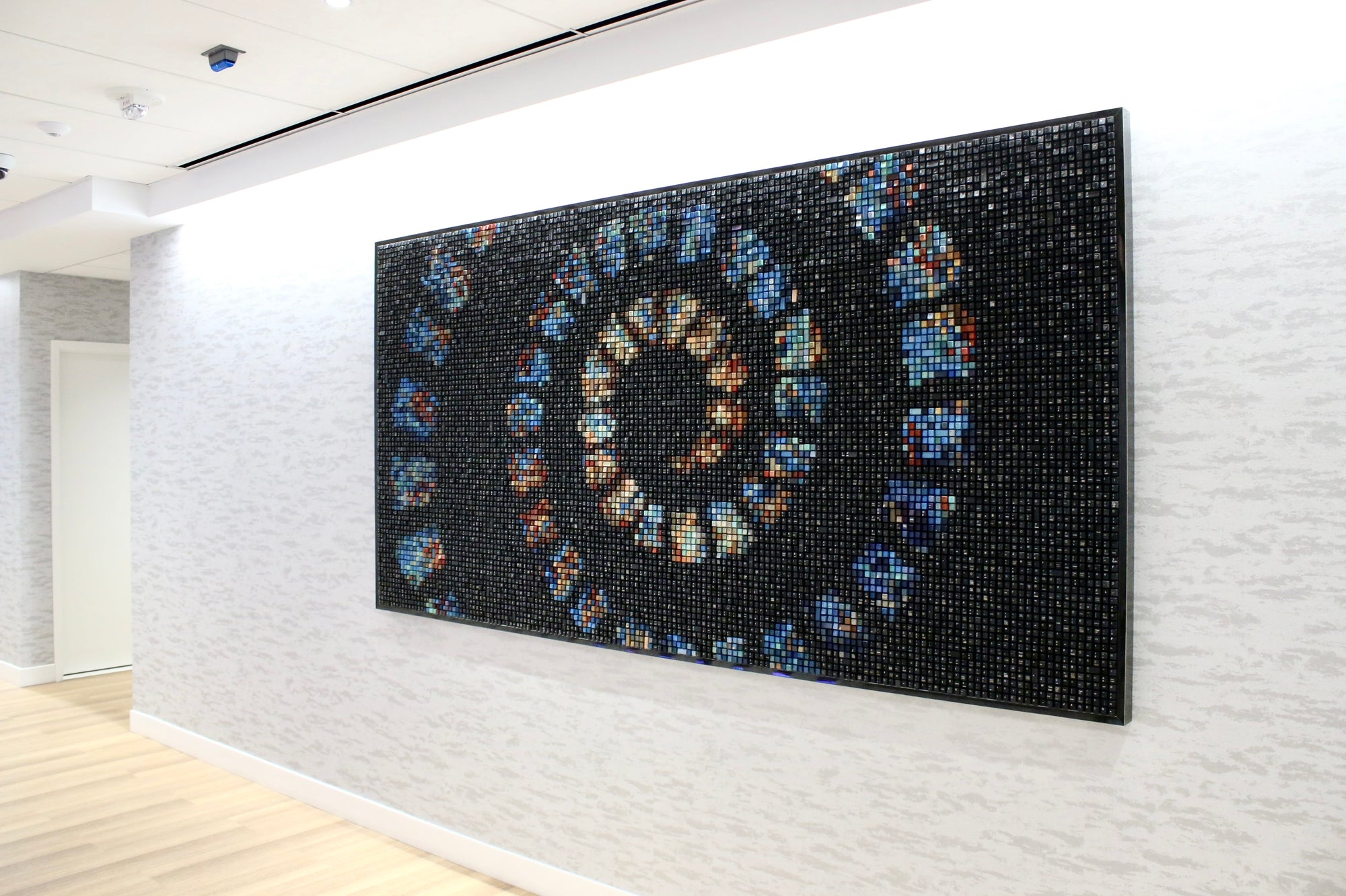 Cathedral Lights by Erik Jensen is displayed on the executive floor.