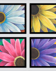 Four Daisies (polyptych) - ArtLifting