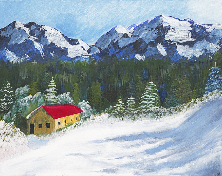 Switzerland Chalet - ArtLifting