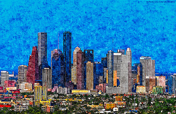 City Life Houston Print Michaels Lyric